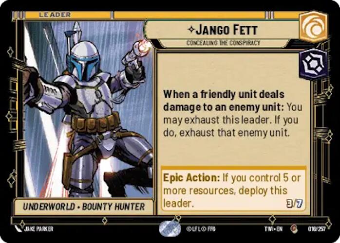 Jango Fett - Concealing the Conspiracy (016/257) [Twilight of the Republic] | Fandemonia Ltd