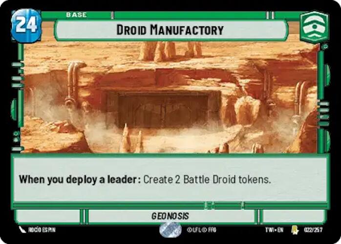 Droid Manufactory (022/257) [Twilight of the Republic] | Fandemonia Ltd