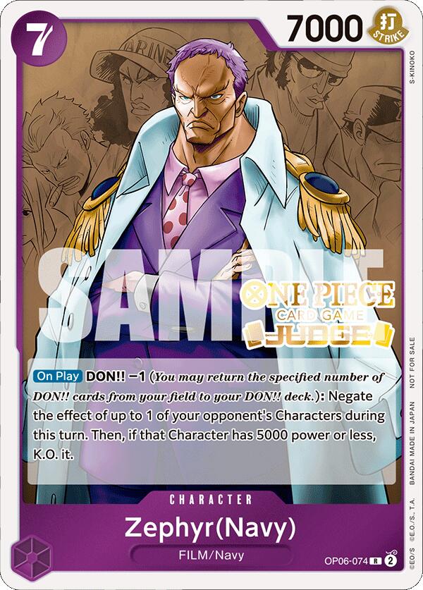 Zephyr (Navy) (Judge Pack Vol. 4) [One Piece Promotion Cards] | Fandemonia Ltd