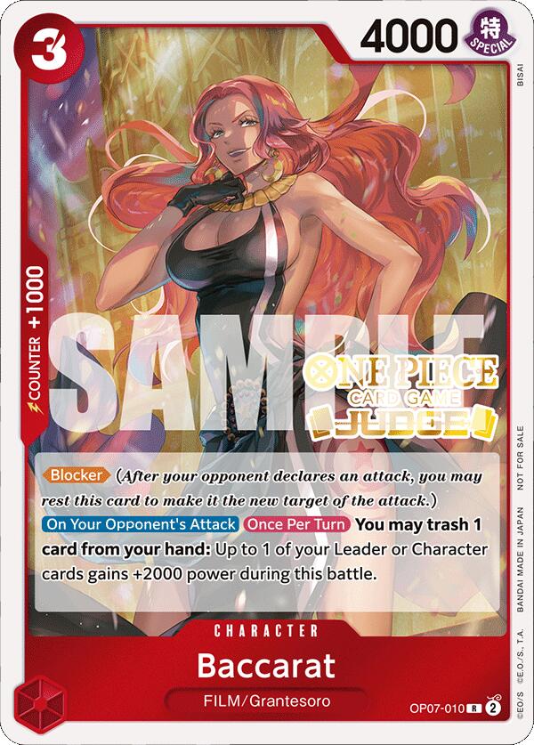 Baccarat (Judge Pack Vol. 4) [One Piece Promotion Cards] | Fandemonia Ltd