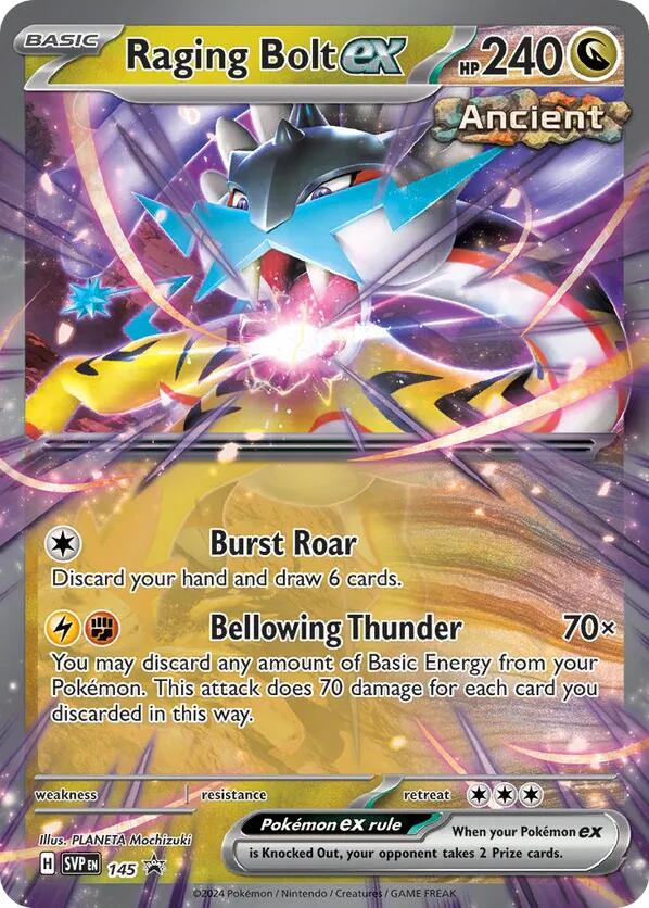 Raging Bolt ex (145) [SV: Scarlet & Violet Promo Cards] | Fandemonia Ltd