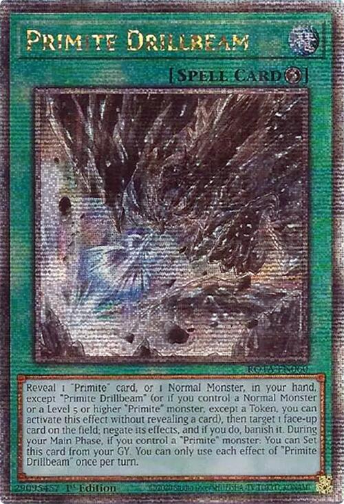 Primite Drillbeam (Quarter Century Secret Rare) [ROTA-EN060] Quarter Century Secret Rare | Fandemonia Ltd