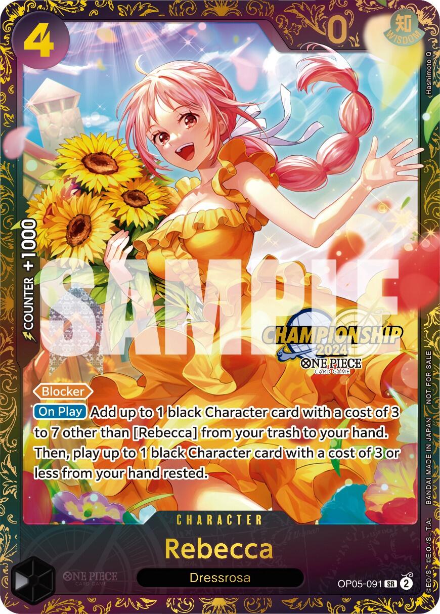 Rebecca (October Championship 2024 Online Regional) [One Piece Promotion Cards] | Fandemonia Ltd