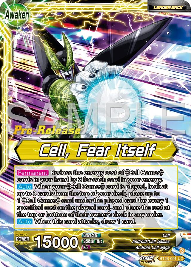 Cell // Cell, Fear Itself (BT26-091) [Ultimate Advent Prerelease Promos] | Fandemonia Ltd