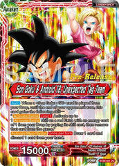 Son Goku // Son Goku & Android 18, Unexpected Tag Team (BT26-001) [Ultimate Advent Prerelease Promos] | Fandemonia Ltd