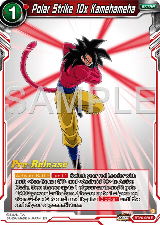 Polar Strike 10x Kamehameha (BT26-029) [Ultimate Advent Prerelease Promos] | Fandemonia Ltd