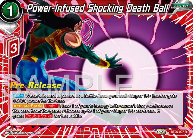 Power-Infused Shocking Death Ball (BT26-007) [Ultimate Advent Prerelease Promos] | Fandemonia Ltd