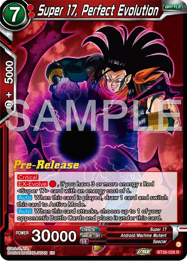 Super 17, Perfect Evolution (BT26-026) [Ultimate Advent Prerelease Promos] | Fandemonia Ltd