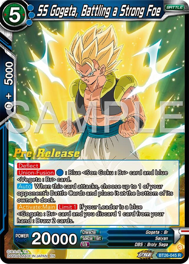 SS Gogeta, Battling a Strong Foe (BT26-045) [Ultimate Advent Prerelease Promos] | Fandemonia Ltd