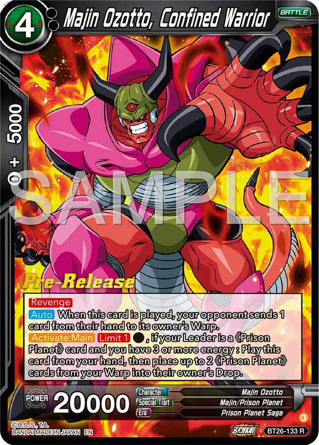 Majin Ozotto, Confined Warrior (BT26-133) [Ultimate Advent Prerelease Promos] | Fandemonia Ltd