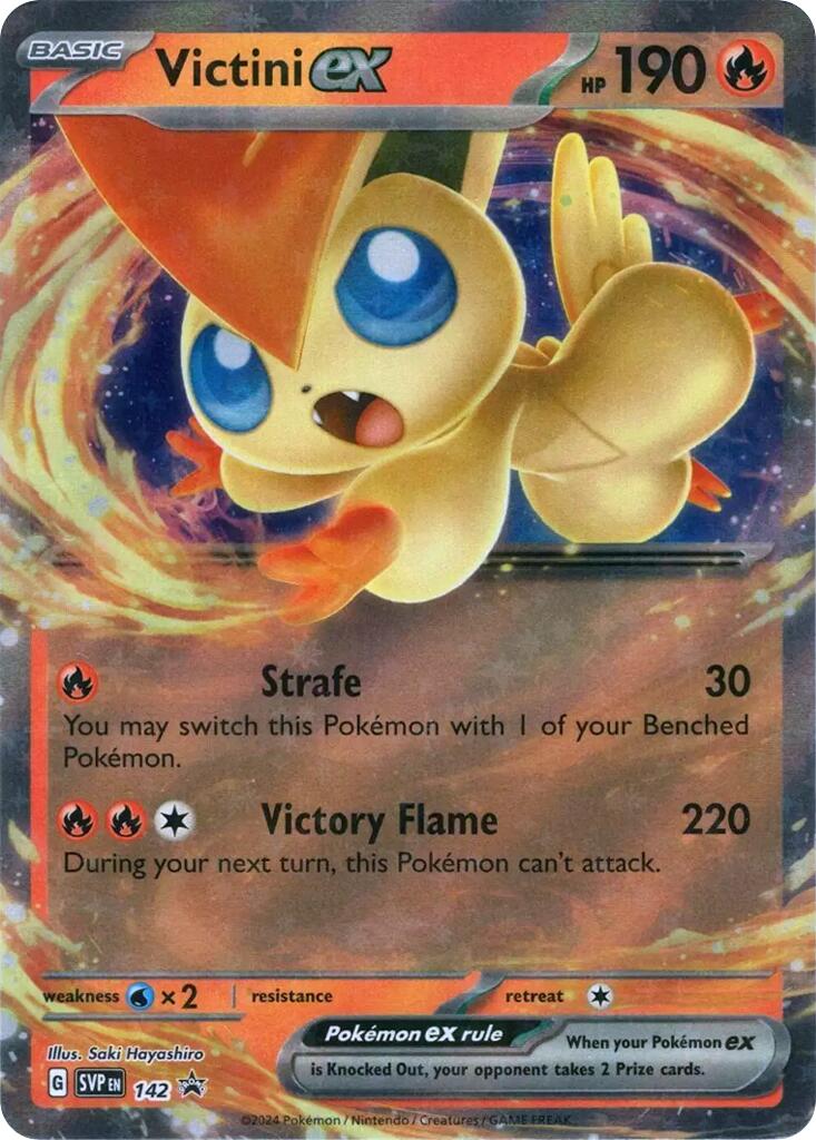 Victini ex (SVP142) [Scarlet & Violet: Black Star Promos] | Fandemonia Ltd