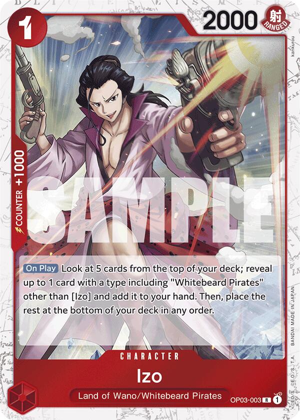 Izo (OP03-003) (Jolly Roger Foil) [Premium Booster -The Best-] | Fandemonia Ltd