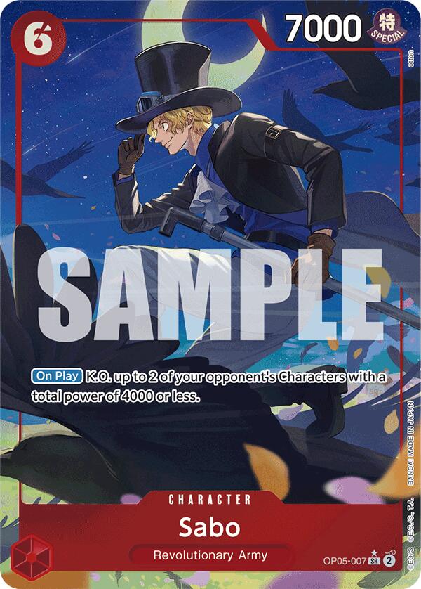 Sabo (OP05-007) (Alternate Art) [Premium Booster -The Best-] | Fandemonia Ltd