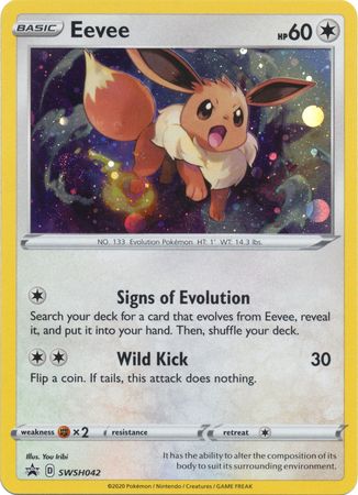 Eevee (SWSH042) [Sword & Shield: Black Star Promos] | Fandemonia Ltd