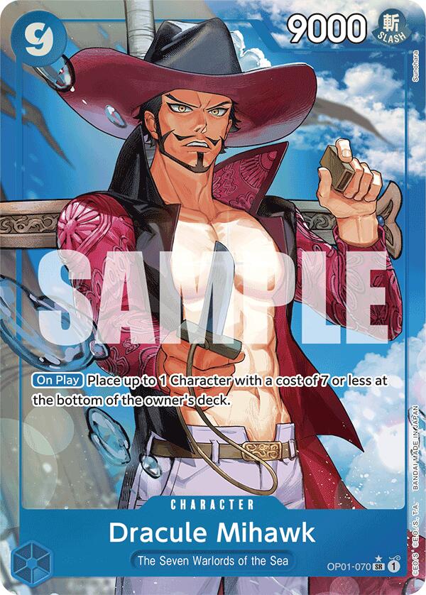 Dracule Mihawk (OP01-070) (Alternate Art) [Premium Booster -The Best-] | Fandemonia Ltd