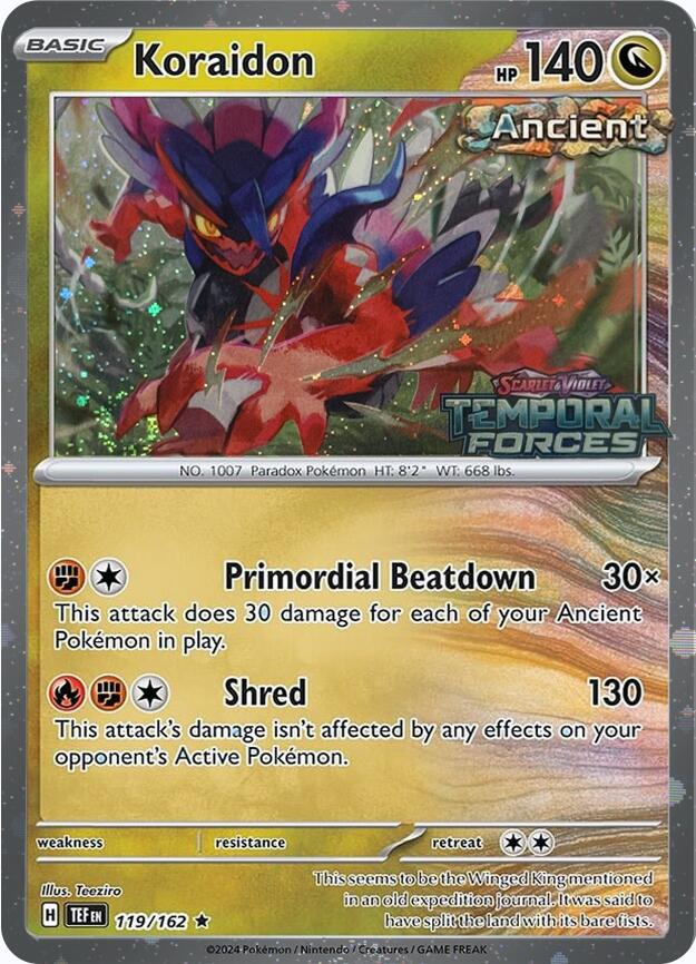 Koraidon (119/162) (European Promo) [Miscellaneous Cards] | Fandemonia Ltd