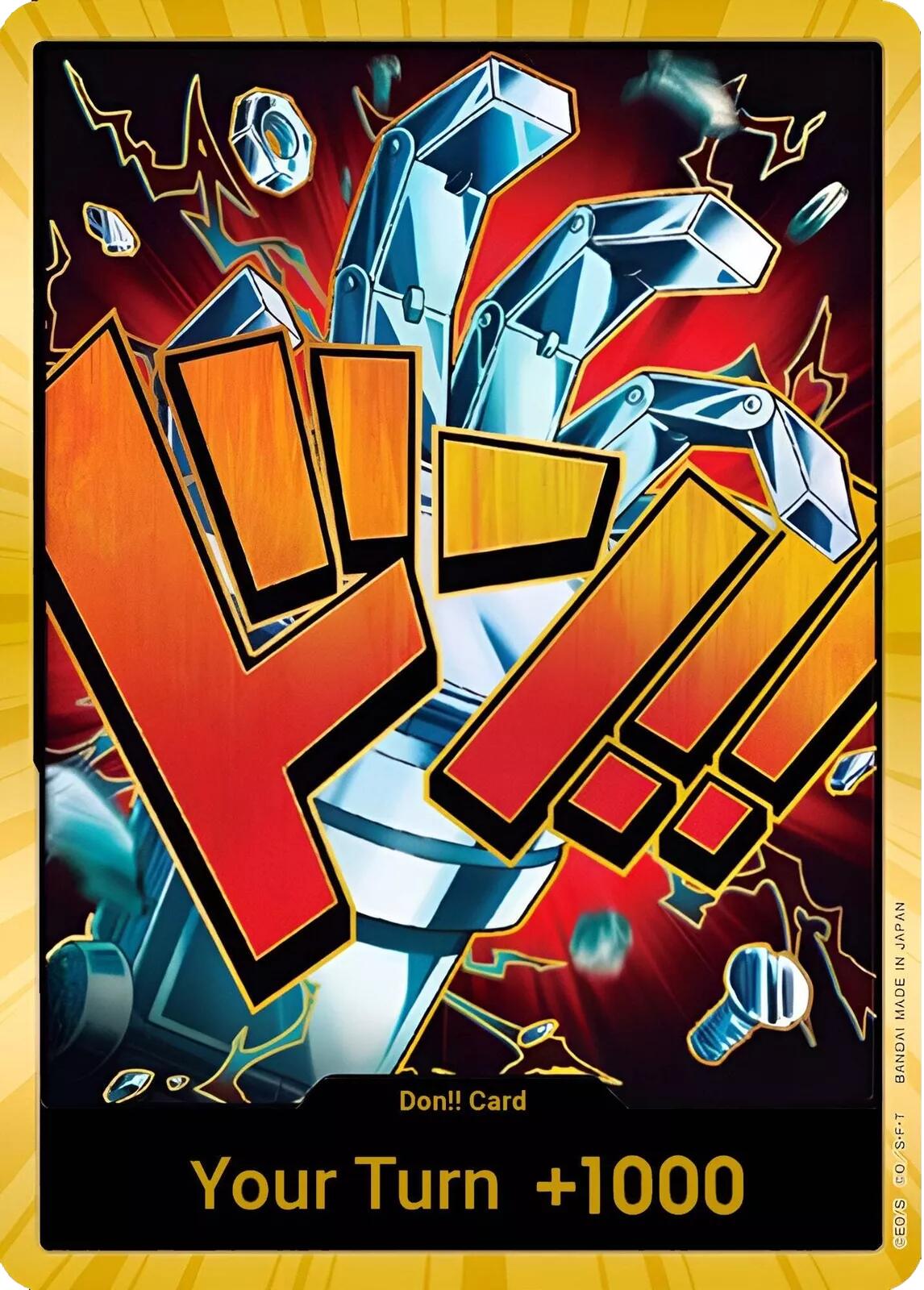 DON!! Card (Eustass "Captain" Kid) (Gold) [Premium Booster -The Best-] | Fandemonia Ltd