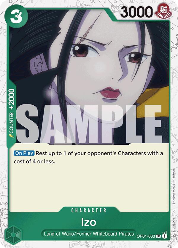 Izo (OP01-033) (Jolly Roger Foil) [Premium Booster -The Best-] | Fandemonia Ltd