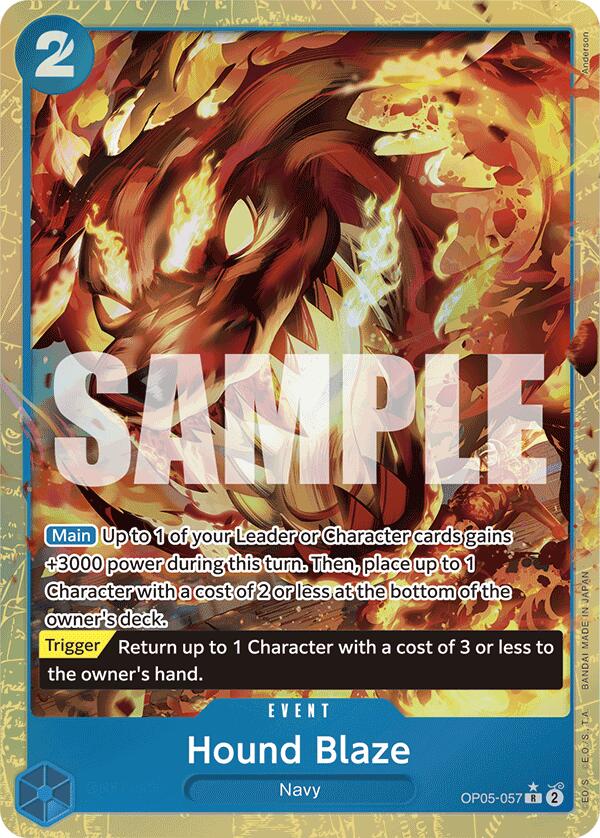 Hound Blaze (Alternate Art) [Premium Booster -The Best-] | Fandemonia Ltd