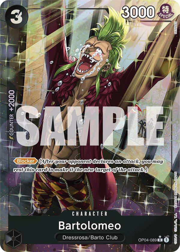 Bartolomeo (OP04-089) (Alternate Art) [Premium Booster -The Best-] | Fandemonia Ltd