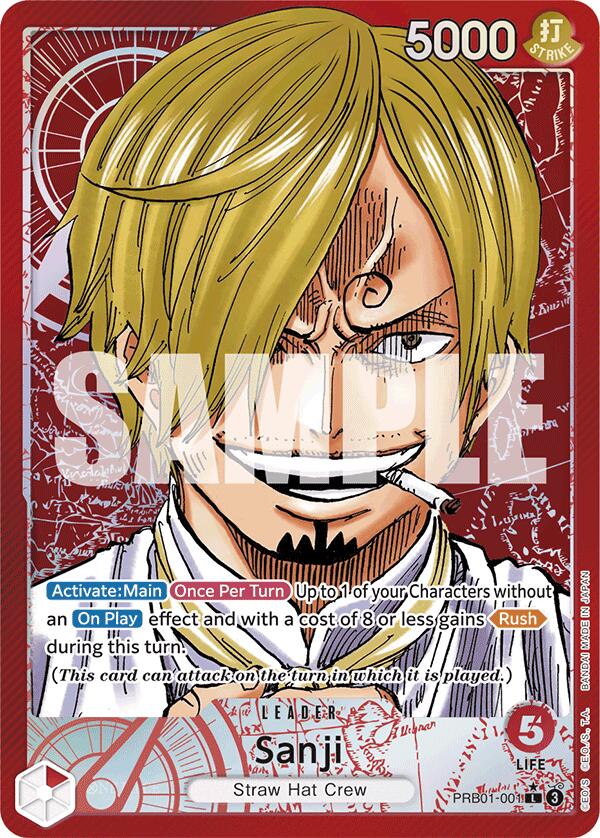 Sanji (PRB01-001) (Alternate Art) [Premium Booster -The Best-] | Fandemonia Ltd