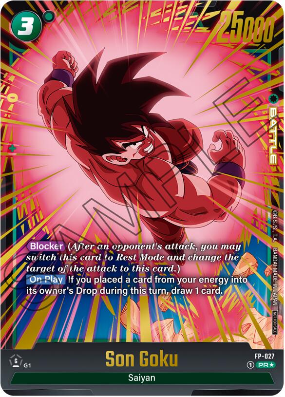 Son Goku (FP-027) (Gold) [Fusion World Promotion Cards] | Fandemonia Ltd