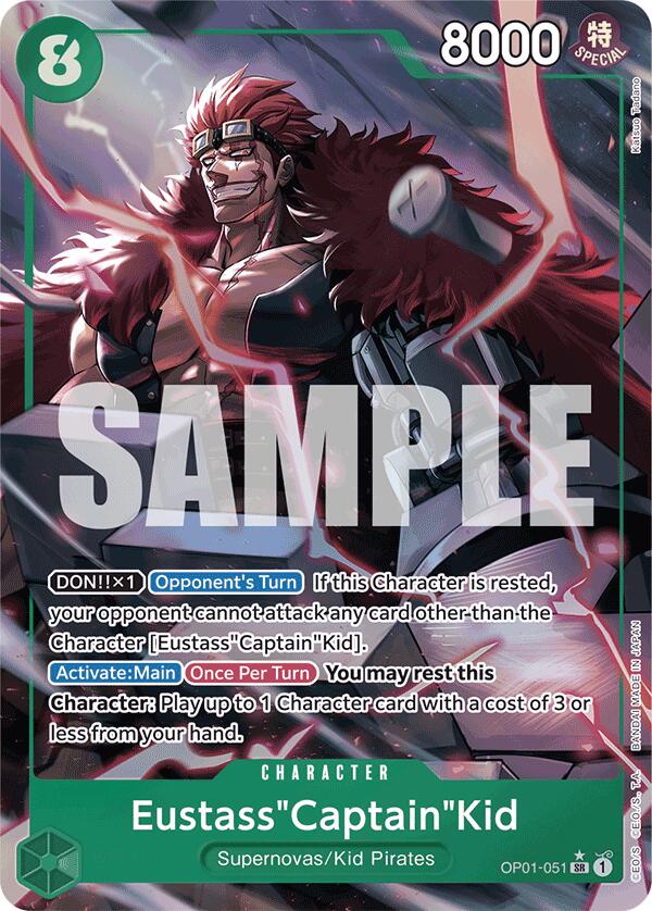 Eustass"Captain"Kid (OP01-051) (Full Art) [Premium Booster -The Best-] | Fandemonia Ltd