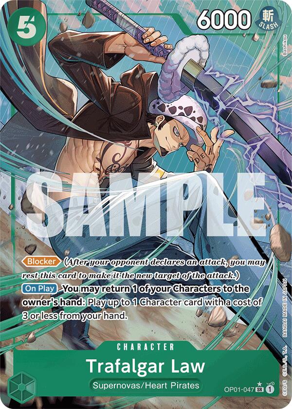 Trafalgar Law (OP01-047) (Full Art) [Premium Booster -The Best-] | Fandemonia Ltd