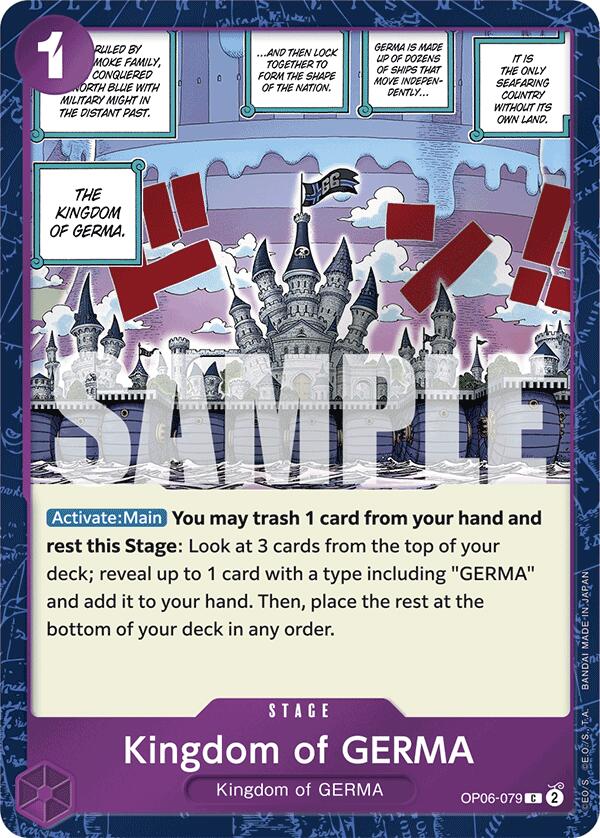 Kingdom of GERMA (Jolly Roger Foil) [Premium Booster -The Best-] | Fandemonia Ltd