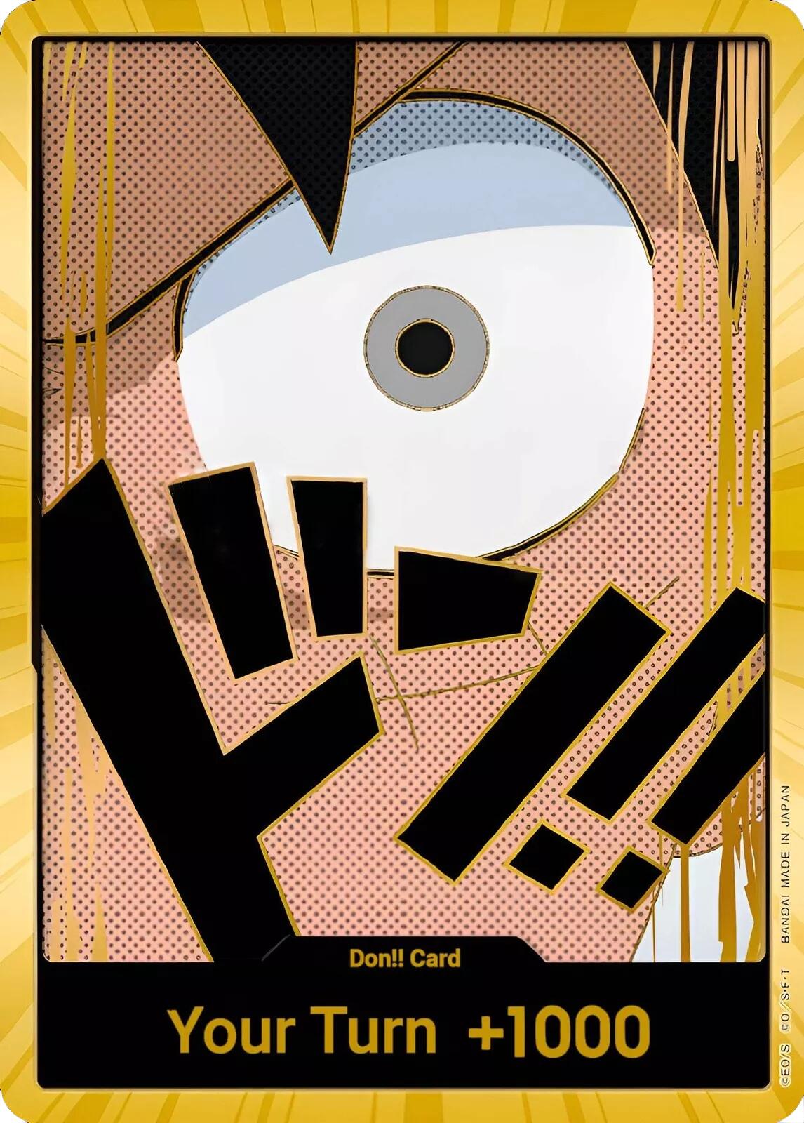 DON!! Card (Luffy) (Gold) [Premium Booster -The Best-] | Fandemonia Ltd