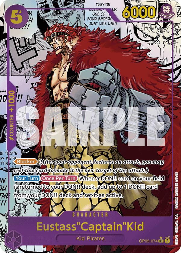 Eustass"Captain"Kid (OP05-074) (Manga) [Premium Booster -The Best-] | Fandemonia Ltd