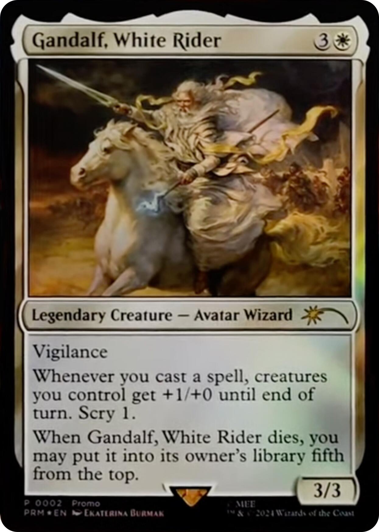 Gandalf, White Rider [Resale Promos] | Fandemonia Ltd