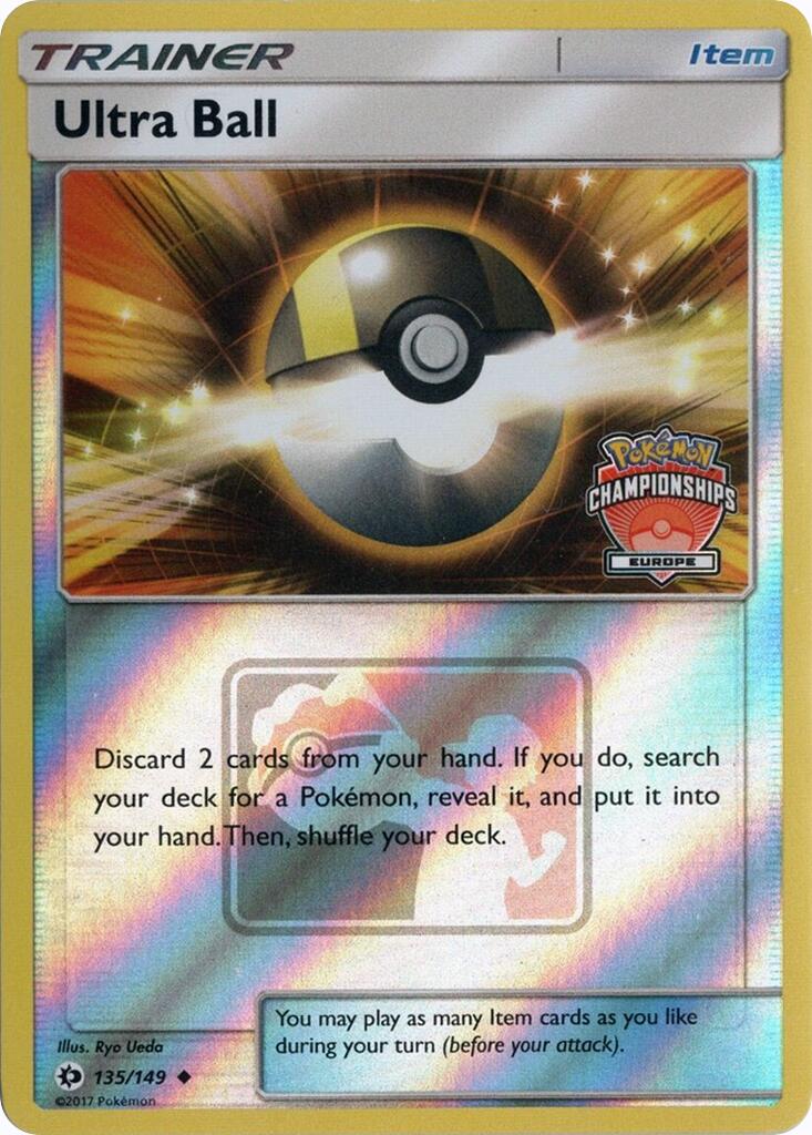 Ultra Ball (135/149) (Europe Championships) [League & Championship Cards] | Fandemonia Ltd