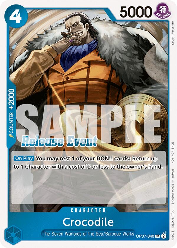 Crocodile (ST15 - ST20 Release Event Winner Pack) [One Piece Promotion Cards] | Fandemonia Ltd