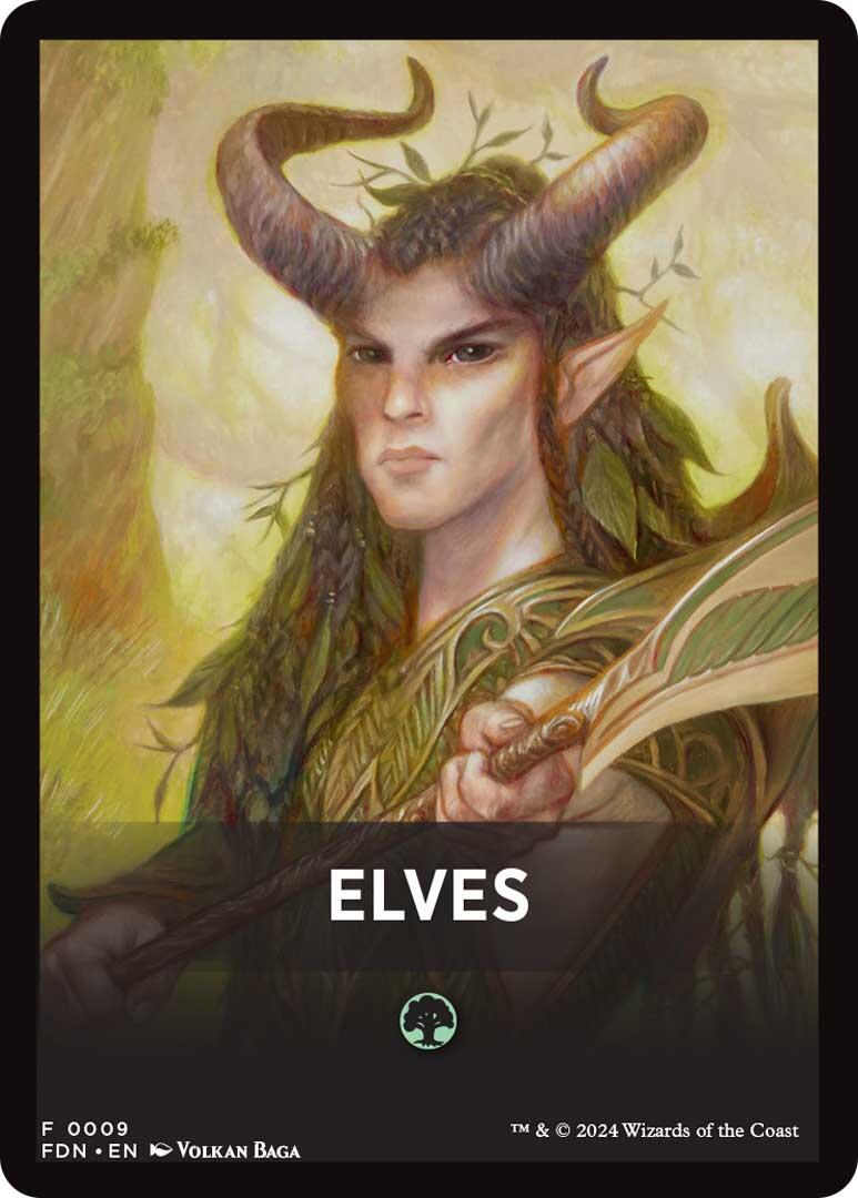 Elves Theme Card [Foundations Tokens] | Fandemonia Ltd