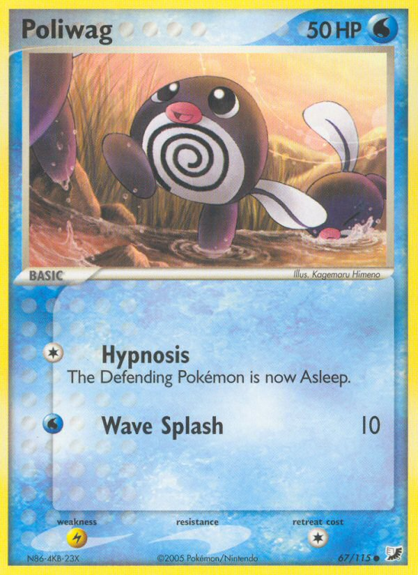 Poliwag (67/115) [EX: Unseen Forces] | Fandemonia Ltd