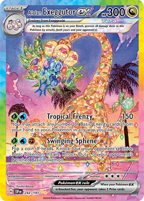 Alolan Exeggutor ex (242/191) [Scarlet & Violet: Surging Sparks] | Fandemonia Ltd