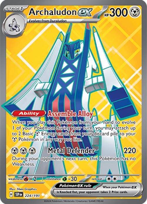 Archaludon ex (224/191) [Scarlet & Violet: Surging Sparks] | Fandemonia Ltd