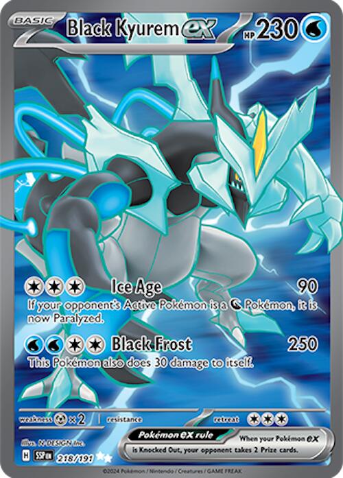 Black Kyurem ex (218/191) [Scarlet & Violet: Surging Sparks] | Fandemonia Ltd