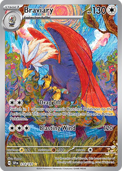 Braviary (214/191) [Scarlet & Violet: Surging Sparks] | Fandemonia Ltd