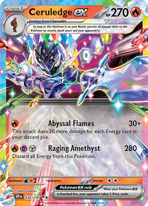 Ceruledge ex (036/191) [Scarlet & Violet: Surging Sparks] | Fandemonia Ltd