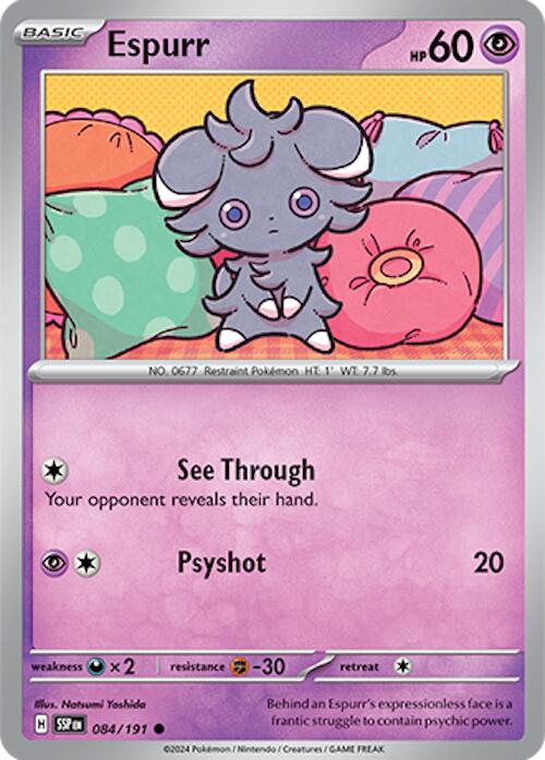 Espurr (084/191) [Scarlet & Violet: Surging Sparks] | Fandemonia Ltd