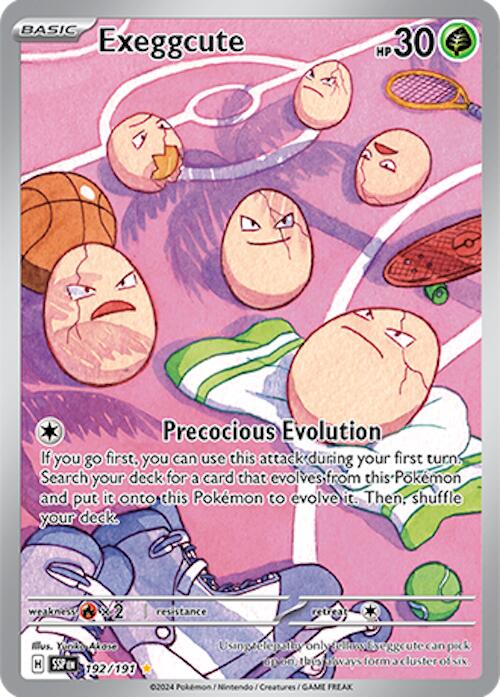 Exeggcute (192/191) [Scarlet & Violet: Surging Sparks] | Fandemonia Ltd