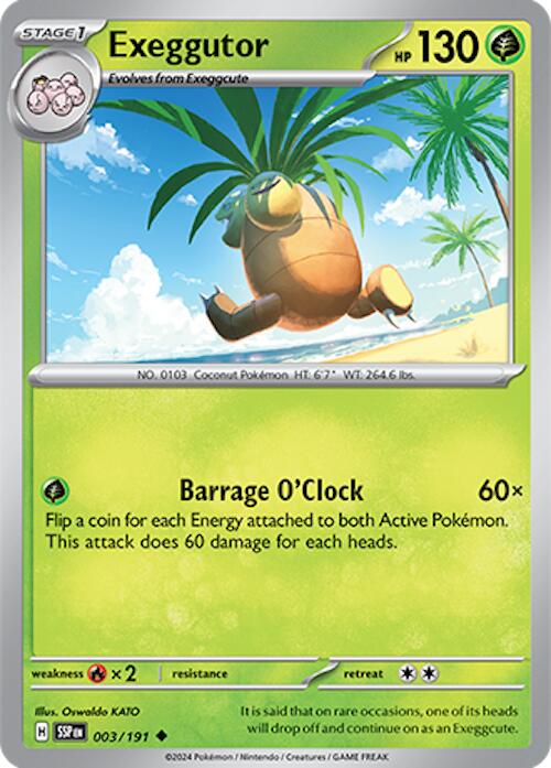 Exeggutor (003/191) [Scarlet & Violet: Surging Sparks] | Fandemonia Ltd