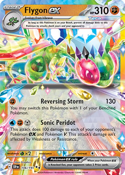 Flygon ex (106/191) [Scarlet & Violet: Surging Sparks] | Fandemonia Ltd