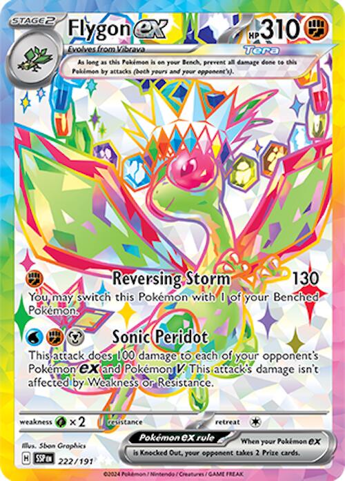 Flygon ex (222/191) [Scarlet & Violet: Surging Sparks] | Fandemonia Ltd