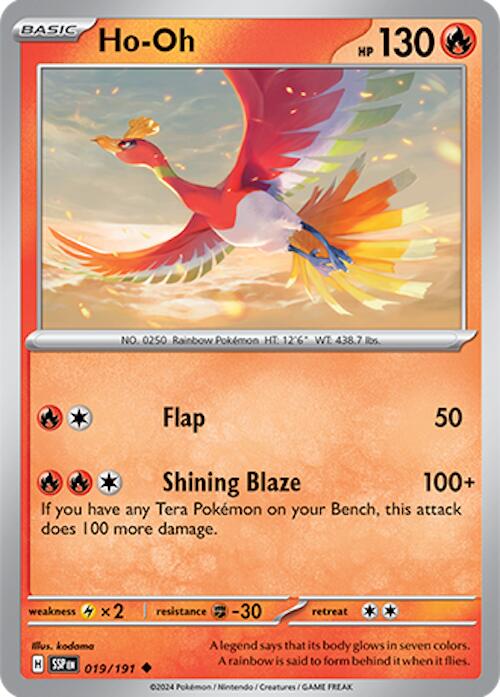 Ho-Oh (019/191) [Scarlet & Violet: Surging Sparks] | Fandemonia Ltd