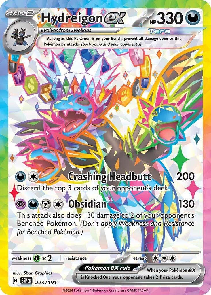 Hydreigon ex (223/191) [Scarlet & Violet: Surging Sparks] | Fandemonia Ltd