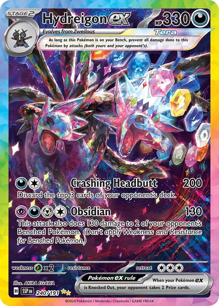 Hydreigon ex (240/191) [Scarlet & Violet: Surging Sparks] | Fandemonia Ltd