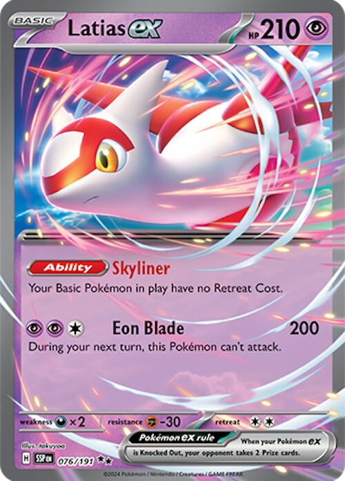 Latias ex (076/191) [Scarlet & Violet: Surging Sparks] | Fandemonia Ltd